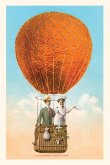 The Vintage Journal California Honeymoon, Couple in Orange Balloon