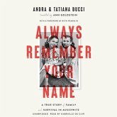 Always Remember Your Name: A True Story of Family and Survival in Auschwitz