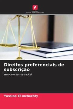 Direitos preferenciais de subscrição - El-mchachty, Yassine