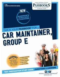 Car Maintainer, Group E (C-184): Passbooks Study Guide Volume 184 - National Learning Corporation