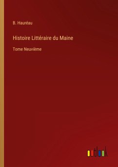 Histoire Littéraire du Maine