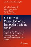 Advances in Micro-Electronics, Embedded Systems and IoT (eBook, PDF)