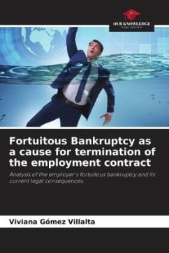 Fortuitous Bankruptcy as a cause for termination of the employment contract - Gómez Villalta, Viviana