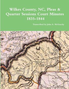 Wilkes County, NC, P&Q Minutes, 1835-1844 - McGeachy, John A.