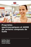 Propriétés spectroscopiques et ADME de certains composés de Sulfa