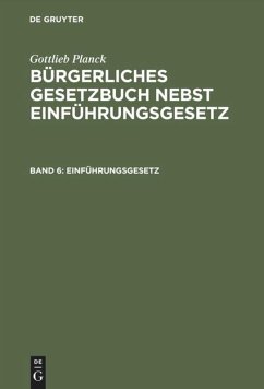Cover Einführungsgesetz (eBook, PDF)