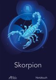 Sternzeichen Skorpion Notizbuch   Designed by Alfred Herler