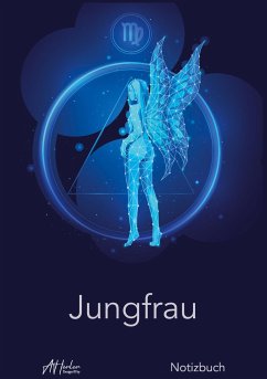 Sternzeichen Jungfrau Notizbuch   Designed by Alfred Herler - Herler Books(TM)