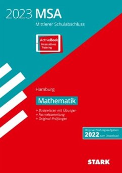 Cover STARK Original-Prüfungen und Training MSA 2023 - Mathematik - Hamburg, m. 1 Buch, m. 1 Beilage