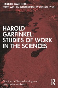 Cover Harold Garfinkel: Studies of Work in the Sciences (eBook, ePUB)