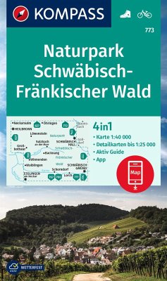 KOMPASS Wanderkarte 773 Naturpark Schwäbisch-Fränkischer Wald 1:40.000