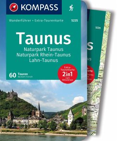 KOMPASS Wanderführer Taunus, Naturpark Taunus, Naturpark Rhein-Taunus, Lahn-Taunus, 60 Touren mit Extra-Tourenkarte - Forsch, Norbert