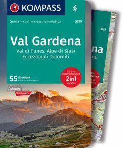 KOMPASS guida escursionistica Val Gardena, Val di Funes, Alpe di Siusi, 55 itinerari - Moczynski, Raphaela