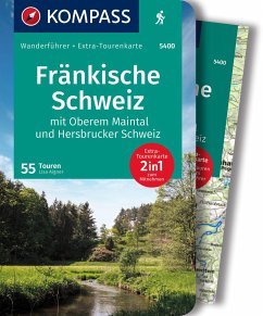 KOMPASS Wanderführer Fränkische Schweiz mit Oberem Maintal und Hersbrucker Schweiz, 55 Touren mit Extra-Tourenkarte - Aigner, Lisa