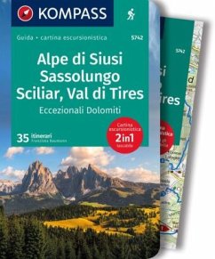 KOMPASS guida escursionistica Alpe di Siusi, Sassolungo, Sciliar, Catinaccio, 35 itinerari - Baumann, Franziska