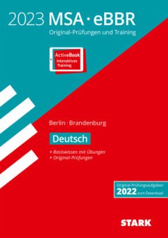 Cover STARK Original-Prüfungen und Training MSA/eBBR 2023 - Deutsch - Berlin/Brandenburg, m. 1 Buch, m. 1 Beilage