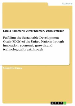 Fulfilling the Sustainable Development Goals (SDGs) of the United Nations through innovation, economic growth, and technological breakthrough - Hammerl, Laszlo; Kremer, Oliver; Weber, Dennis