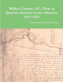 Wilkes County, NC, P&Q Minutes, 1817-1821 - McGeachy, John A.