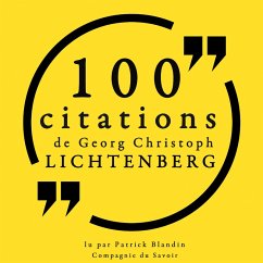 100 citations de Georg Christoph Lichtenberg (MP3-Download) - Lichtenberg, Georg Christoph