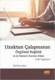 Uzaktan Calismanin Örgütsel Baglilik ve Is Tatmini Üzerine Etkisi ve Bir Uygulama