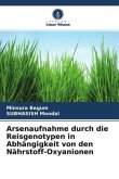 Arsenaufnahme durch die Reisgenotypen in Abhängigkeit von den Nährstoff-Oxyanionen