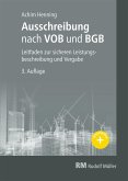 Ausschreibung nach VOB und BGB - E-Book (PDF) (eBook, PDF)