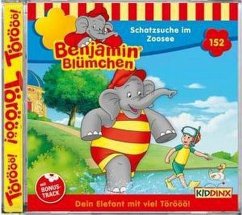 Schatzsuche im Zoosee / Benjamin Blümchen Bd.152 (CD)
