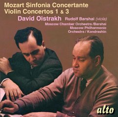 Sinfonia Concertante/Violinkonzerte Kv 207 & 216 - Oistrach/Kondrashin/Barshai/Moscow Co