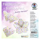 URSUS Faltblätter Transparent "Bunte Herzen" URSUS Faltblätter Transparent "Bunte Herzen"