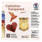 URSUS Faltblätter Transparent &quote;Roses&quote;