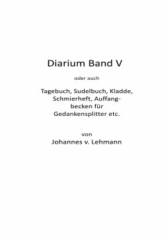 Diarium V - Lehmann, Johannes von