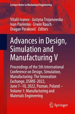 Advances in Design, Simulation and Manufacturing V