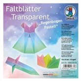 URSUS Faltblätter Transparent "Regenbogen pastell"