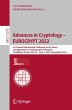 Advances in Cryptology - EUROCRYPT 2022 - Bild 1