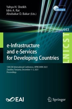 Cover e-Infrastructure and e-Services for Developing Countries