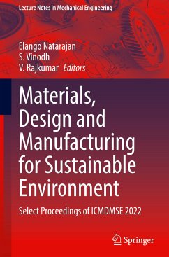Materials, Design and Manufacturing for Sustainable Environment