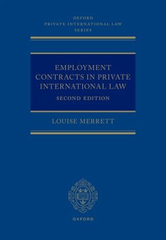 Employment Contracts and Private International Law (eBook, PDF) - Merrett, Louise