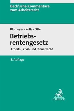 Betriebsrentengesetz - Blomeyer, Wolfgang;Otto, Klaus;Rolfs, Christian