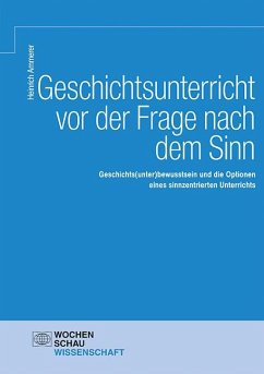 Geschichtsunterricht vor der Frage nach dem Sinn - Ammerer, Heinrich