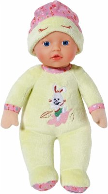Cover Zapf Creation® 832271 - BABY born Sleepy for babies green 30cm, Puppe mit Rassel im Inneren, Stoffpuppe für Babys