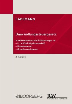 Umwandlungssteuergesetz (eBook, PDF) - Wjatscheslav, Anissimov; Stefan, Behrens; Ines, Heß