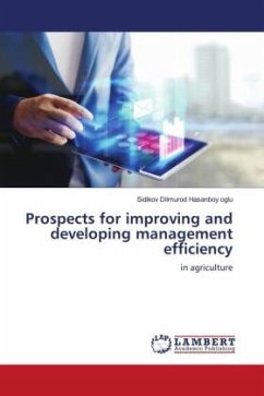 Prospects for improving and developing management efficiency - Dilmurod Hasanboy oglu, Sidikov