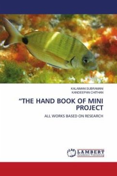 ¿THE HAND BOOK OF MINI PROJECT - Subramani, Kalaimani;chithan, Kandeepan