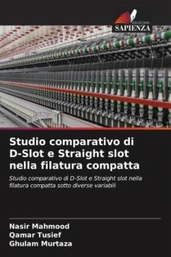 Studio comparativo di D-Slot e Straight slot nella filatura compatta - Mahmood, Nasir;Tusief, Qamar;Murtaza, Ghulam