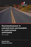 Pavimentazione in calcestruzzo permeabile in costruzione anticipata