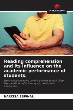 Reading comprehension and its influence on the academic performance of students. - Espinal, Narcisa