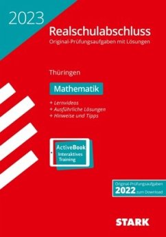 Cover STARK Original-Prüfungen Realschulabschluss 2023 - Mathematik - Thüringen, m. 1 Buch, m. 1 Beilage