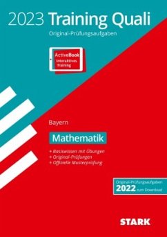 Cover STARK Training Abschlussprüfung Quali Mittelschule 2023 - Mathematik 9. Klasse - Bayern, m. 1 Buch, m. 1 Beilage