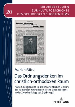 Das Ordnungsdenken im christlich-orthodoxen Raum - Patru, Marian