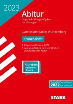 Cover STARK Abiturprüfung BaWü 2023 - Französisch Basis-/Leistungsfach, m. 1 Buch, m. 1 Beilage